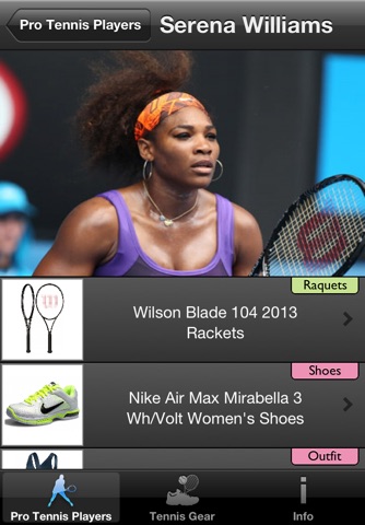 TennisFashion screenshot 2