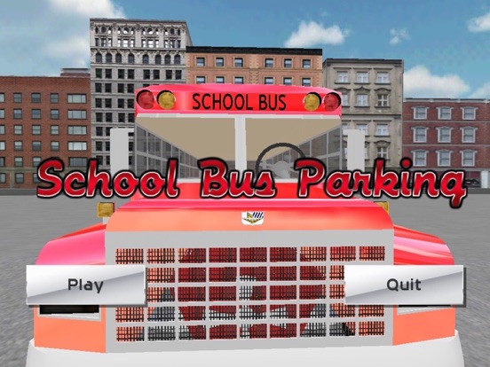 School Bus Parking Driving