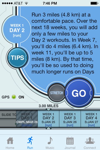 Hal Higdon Marathon Training Program - Intermediate 2 screenshot 2