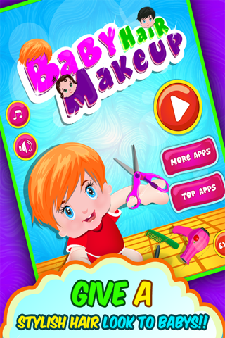 Baby Hair Makeup salon – Kids & girls Fun Addictive Games screenshot 2