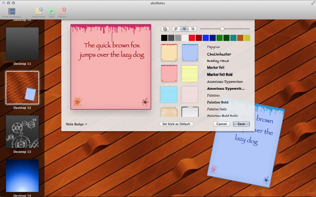 ‎abcNotes - ToDos & Sticky Note Screenshot