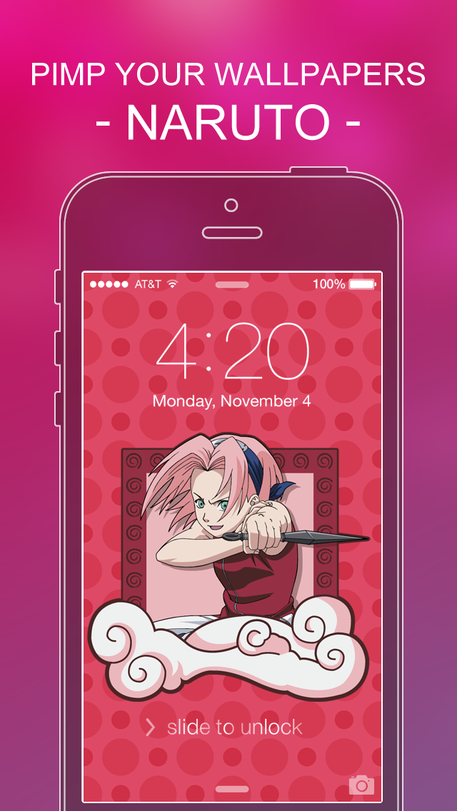 Screenshot #3 pour Pimp Your Wallpapers Pro - Naruto Edition for iOS 7