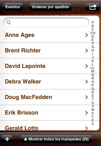 Guest List Organizer Lite screenshot 3