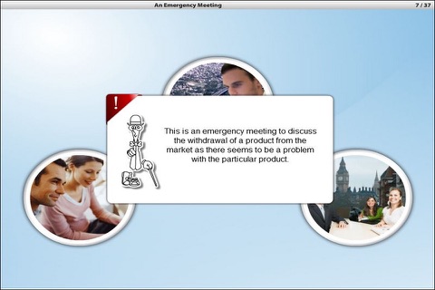 Business English Participating in a Teleconference screenshot 2