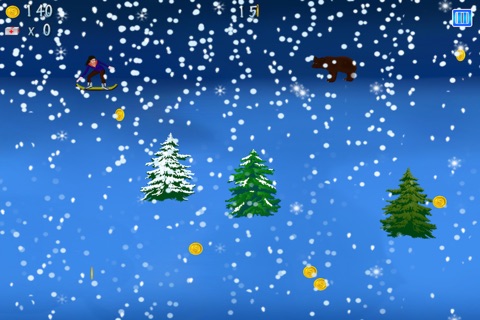 Snowboard Winter Downhill Mountain Sport : The cold snow race - Free Edition screenshot 4
