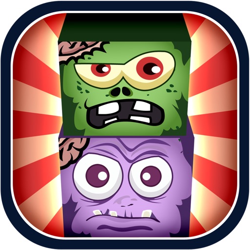 Zombie Block Heads - Monster Stacking Madness PAID Icon