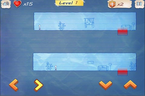 No One Fall:Two Colors Sketchman Free screenshot 3