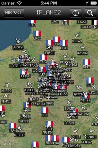 Paris-CDG Airport - iPlane2 Flight Information screenshot 4