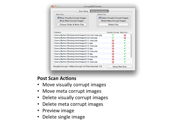 Screenshot #2 pour Corrupt JPEG Checker
