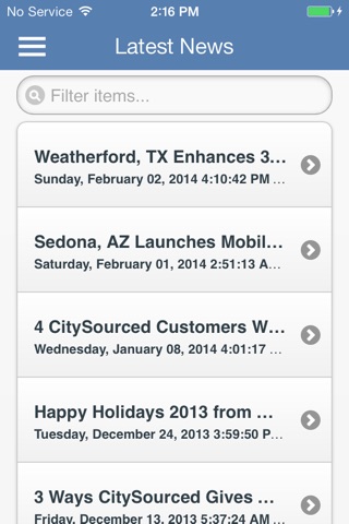 Longview TX, CitySend screenshot 3
