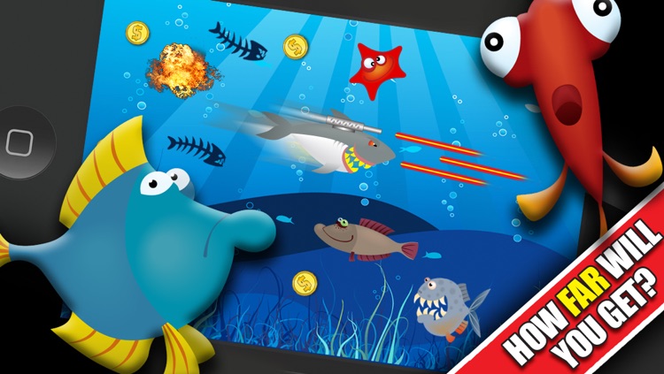 Shark Attacks! : The Fast Fish Underwater Shooting Game - By Dead Cool Apps screenshot-4