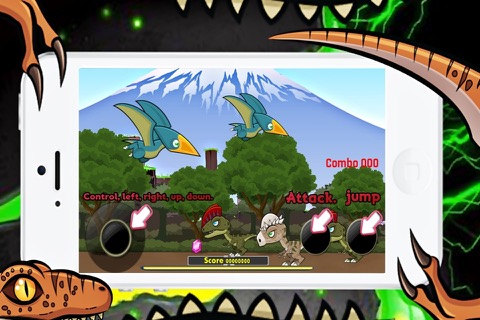 恐竜ファイティング戦争：クラシックランゲーム2のおすすめ画像1
