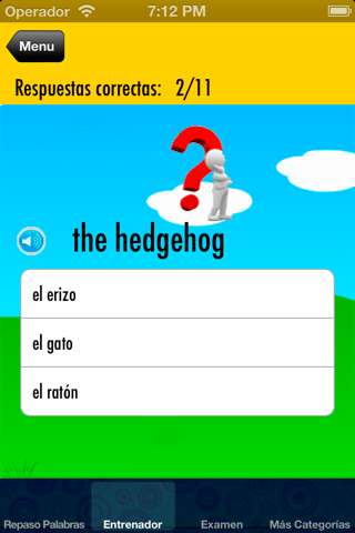 Aprender Inglés para Niños: Memorizar Palabras Inglesas - Gratis screenshot 4