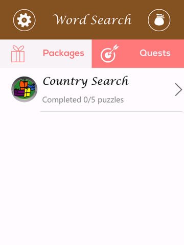 Screenshot #4 pour Country Word Search