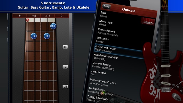 Guitar Suite - Metronome, Tuner, And Chords Library For Guitar.