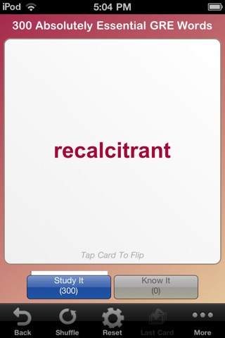 GRE Vocabulary Flashcards Prep screenshot 2