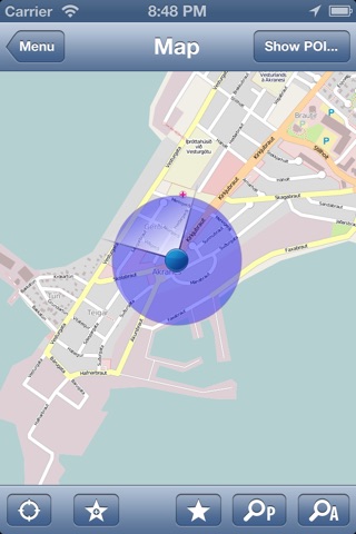 Iceland Offline Map - PLACE STARS screenshot 3