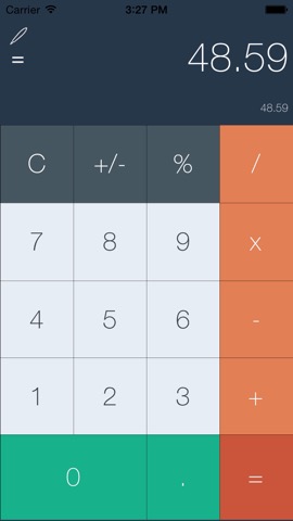 uCalculator - Handwriting and Simple Calculatorのおすすめ画像1