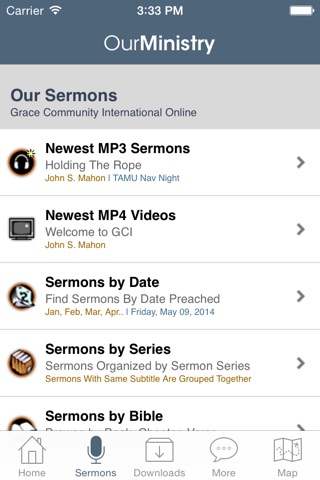 Grace Community International screenshot 2