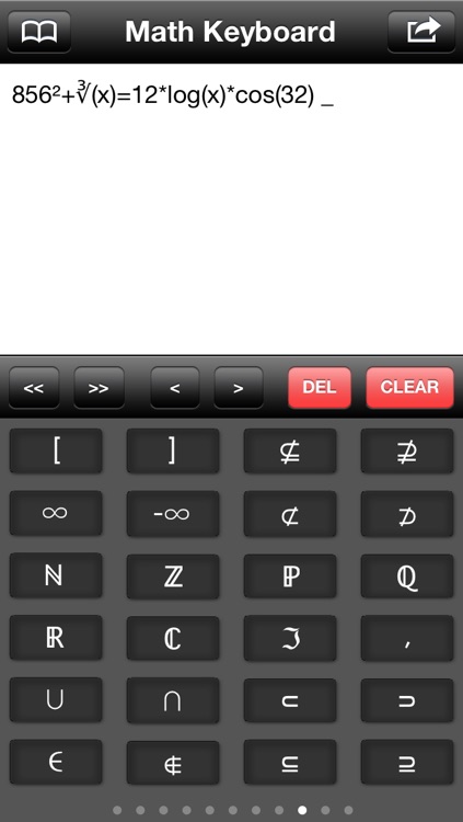 Math Keyboard