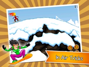 Avalanche Mountain HD - An Extreme Downhill Snowboard Racing Game screenshot #3 for iPad
