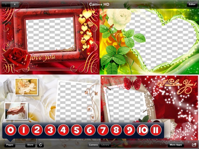 Cam++ Love Photo Frames HD
