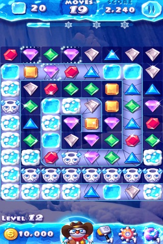 Diamond Smash Mania - 3 match puzzle splash game screenshot 4