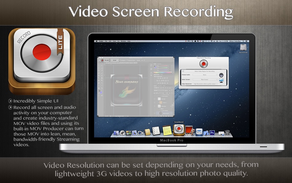 Screen Record Lite for Mac OS X - 1.0 - (macOS)