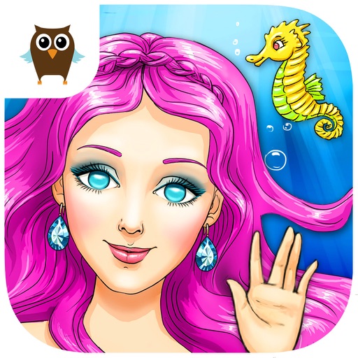 Mermaid Ava and Friends - Ocean Princess Hair Care, Make Up Salon, Dress Up and Underwater Adventures