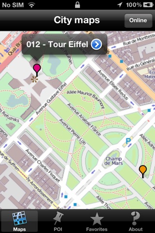 Paris touristic audio guide (english audio) screenshot 2