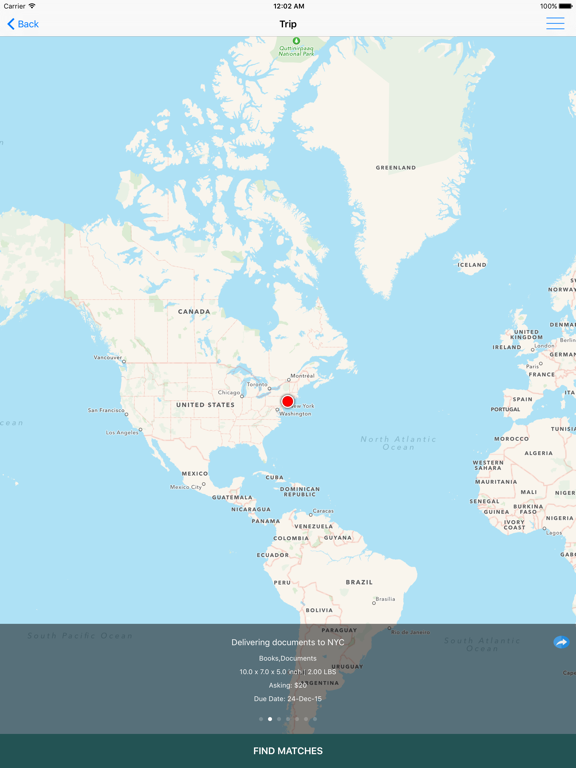 BuddyExpress™ - Social Shipping iPad screenshot 5 - Travel app