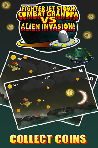 Fighter Jet Storm-Combat Grandpa vs Alien Invasion screenshot 4