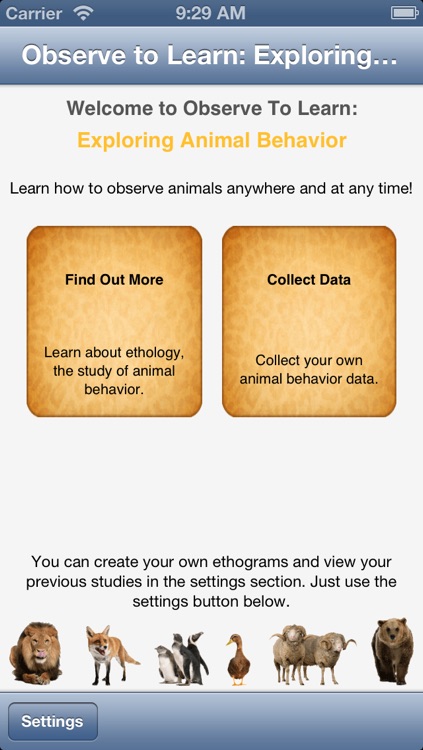 Observe to Learn: Exploring Animal Behavior