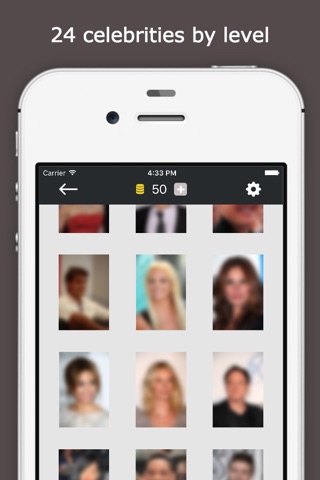 Celeb Quiz - Recognize the celebrities on the blurred pictures screenshot 2