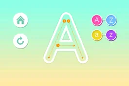 Game screenshot ABC Ввод в плоский дизайн apk