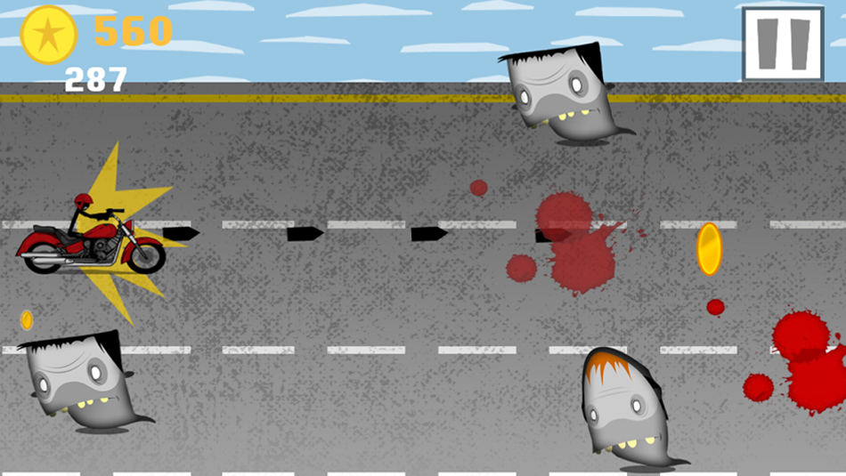 Stickman Streetbike Zombie Race Attack Free - Play Chicken Racing With Zombies! - 1.0.2 - (iOS)