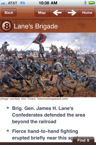 Fredericksburg Battle App screenshot 2