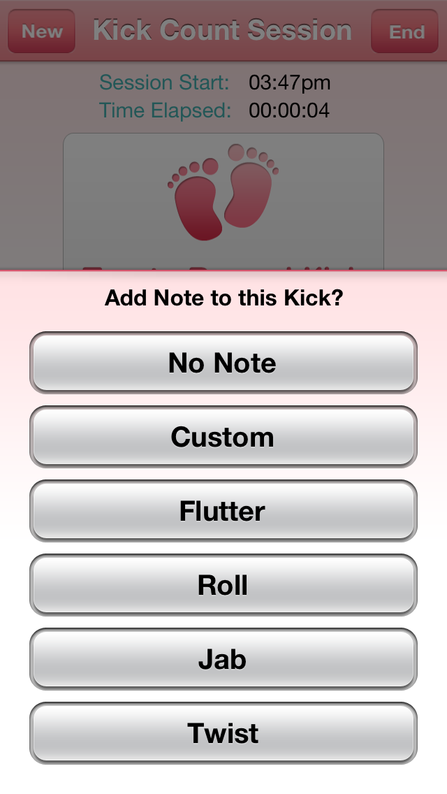 Baby Kick Counter - Track Fetal Movement by Mobile Mom Screenshot 4