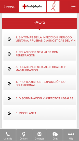 Screenshot #2 pour VIH/SIDA Cruz Roja Española