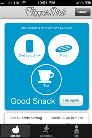 FlipperDiet - Put you in control of cravings! screenshot 3