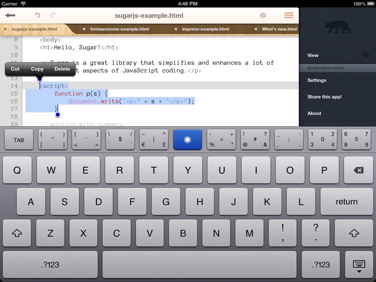 Kodiak JavaScript