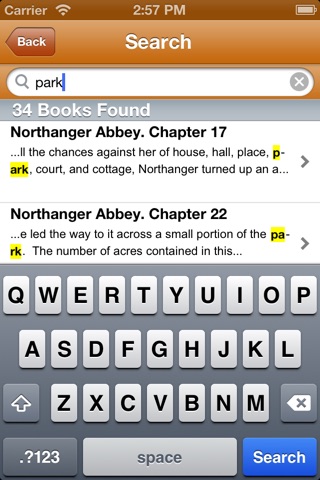 Small Jane Austen Collection (with search) screenshot 4