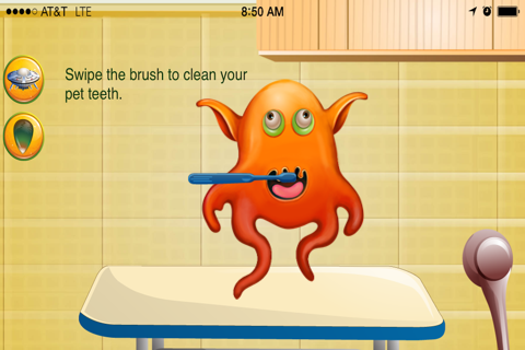 Alien Puppy Martian Pet Lite - Kids Game screenshot 2