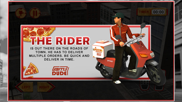 3D Pizza Boy Simulator - A bike rider parking and simulation adventure game