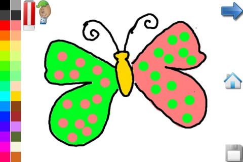 Coloring Book: Butterfly ! Coloring Pages for Toddlers screenshot 2