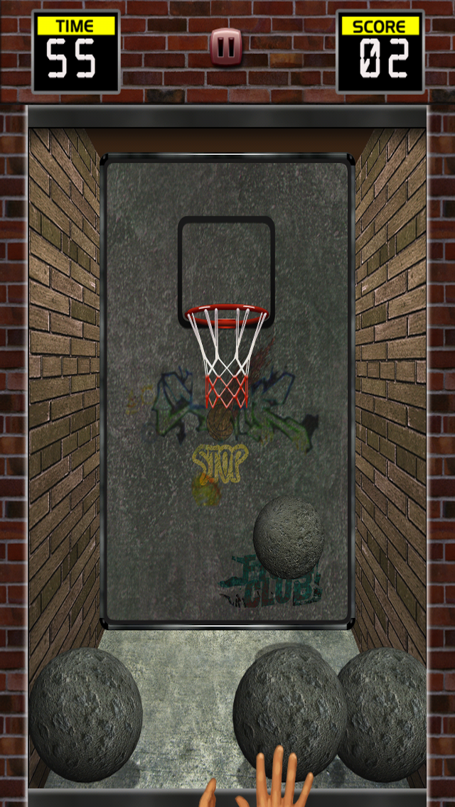 Screenshot #3 pour Flick Basketball Friends: Free Arcade Hoops