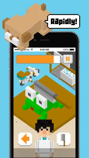 TOFU FIGHT! | Cut up the tofu rapidly! An artisan type casual game. screenshot 3