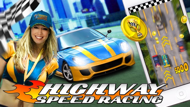 Highway Speed Racing - Best 3D Free Sportcar Driving Race Ga(圖1)-速報App