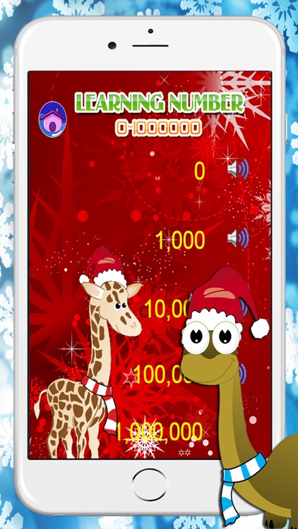 Learning English Numbers 1 to 100 Free by Santa Claus screenshot-3