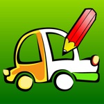 Vehicle Colouring Book for Children Learn to colour a car train plane boat and more